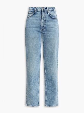 Rag & Bone Harlow Mid-Rise Straight Jeans • 30